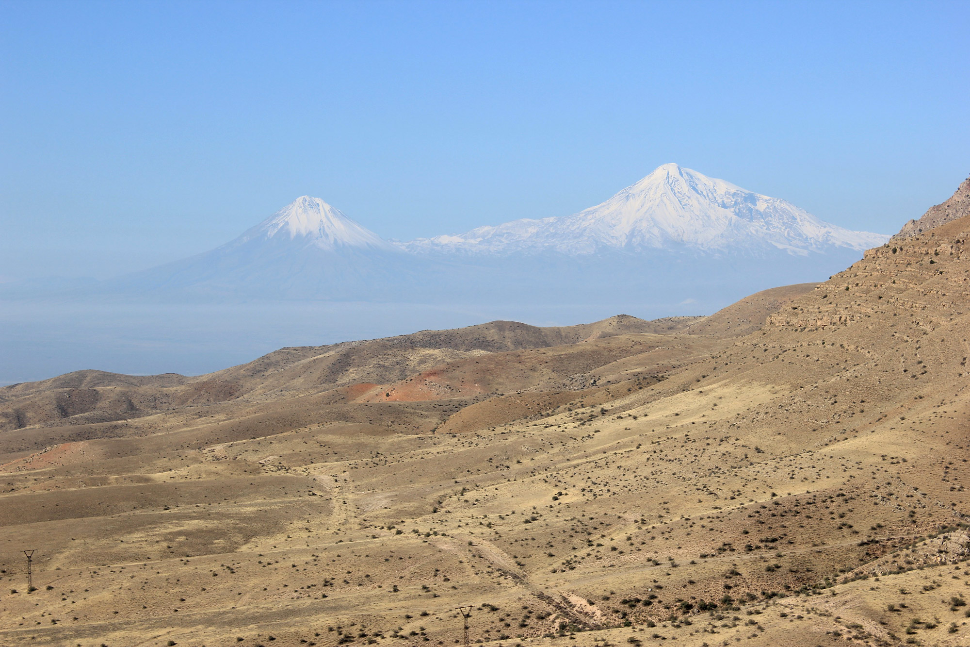 Ararat. View from Karki (Tigranashen).